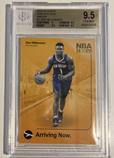 2019-20 Hoops Winter - Arriving Now #2 Zion Williamson Rookie BGS 9.5 Gem Mint