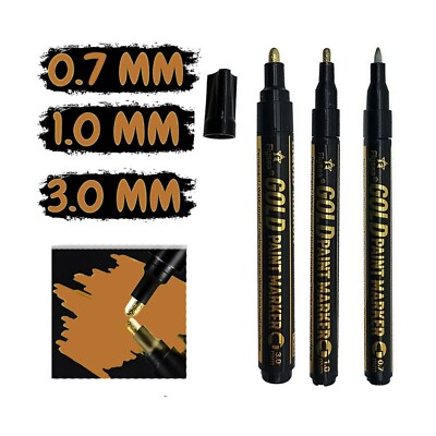 1x Copper Permanent Oil Based Paint Pen Car Bike Tire Metal