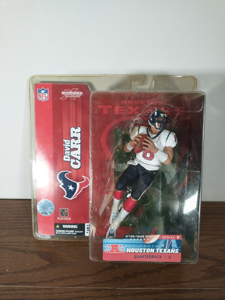 Todd McFarlane's Sports Picks NFL Action Figure In Box Series David Carr  White