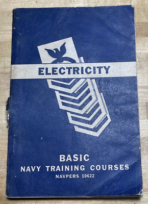 NAVPERS Electricity Basic Navy Training Course 1945 US Navy 10622