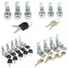 Us 12 Pack Tubular Cam Lock 1-18 Cabinet Toolbox Safe Drawer Replacement