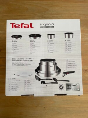 Tefal - Batterie de cuisine TEFAL Ingenio Emotion 10pcs L897S104
