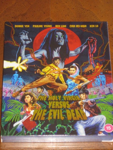 HOLY VIRGIN VERSUS vs THE EVIL DEAD w/Slipcover (1991) (Blu-Ray) 88 FILMS - NEW!