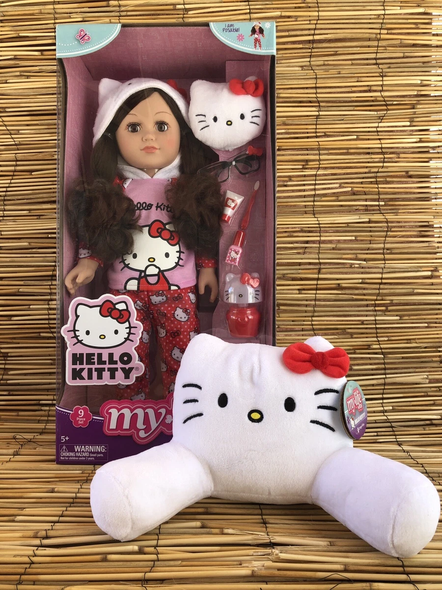 My Life As Hello Kitty 18 Brunette Fashion Doll with 9 Accessories Lounge