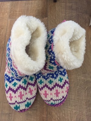 ladies slippers sainsburys