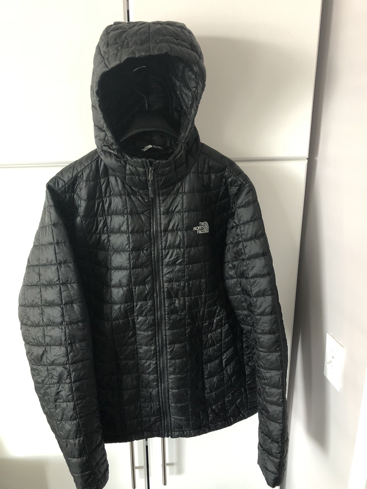 the north face quilted hoodie