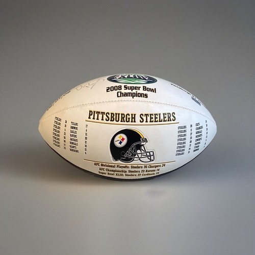 Ben Roethlisberger Pittsburgh Steelers Super Bowl XLIII Signed Football JSA 🔥 - Picture 3 of 10
