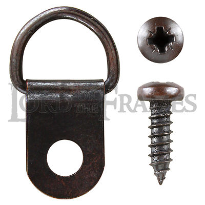Kleine Bronze einzelne D Ringe optional Schrauben Bilderrahmen Leinwand Fotobehang