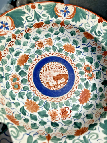2 ANTIQUE c1805 MINTON ENGLISH PORCELAIN CRAZY COW / BENGAL TIGER SOUP BOWLS A/F - Picture 13 of 18
