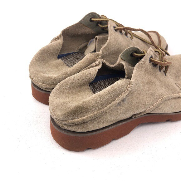 Sperry TopSider Casual Oxfords Mens Size 11.5M Taupe Nubuck  display picture 1