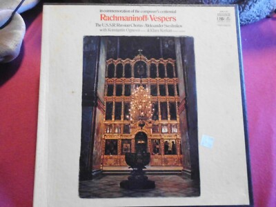 Rachmaninoff (252) Vespers 1973 2LP´s  Box  Melodiya/Angel    SRB-4124 US-Press