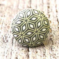 Multicolor Ceramic Knobs Kitchen Cabinet Drawer Cupboard pulls- Set of 10