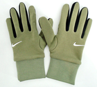 Nike Phoenix Fleece Gloves Women's Medium Light Army Green/Black/White