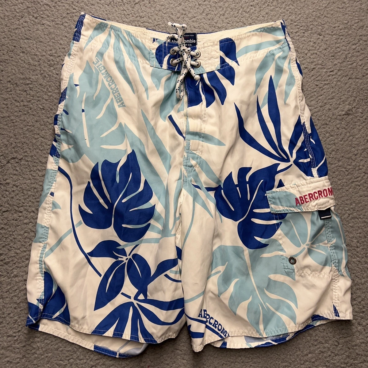Abercrombie and fitch mens swim trunks sale