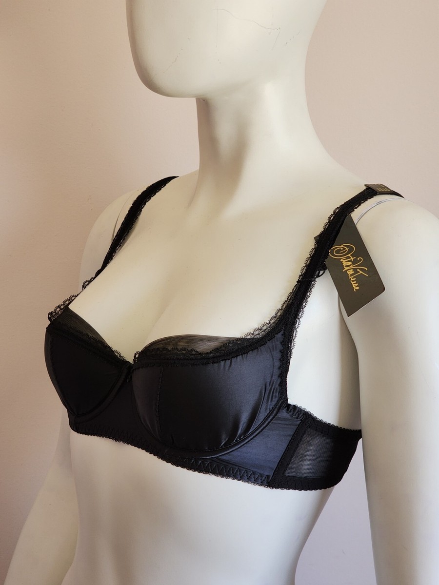 Dita Von Teese Ladies Sheer Witchery Satin Balconette Bra Size 10B