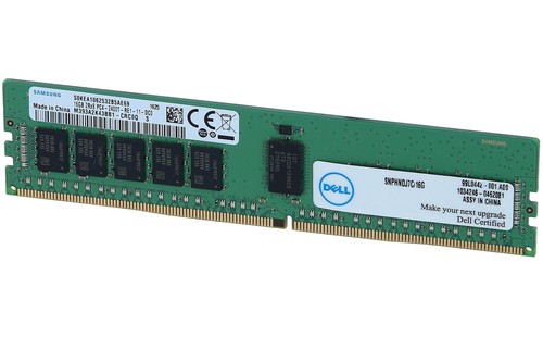 Dell - 0HNDJ7 - 16 Go (1x16 Go) 2rx8 pc4-2400t ddr4-19200mhz kit mem rdimm - 16 Go - Photo 2/3