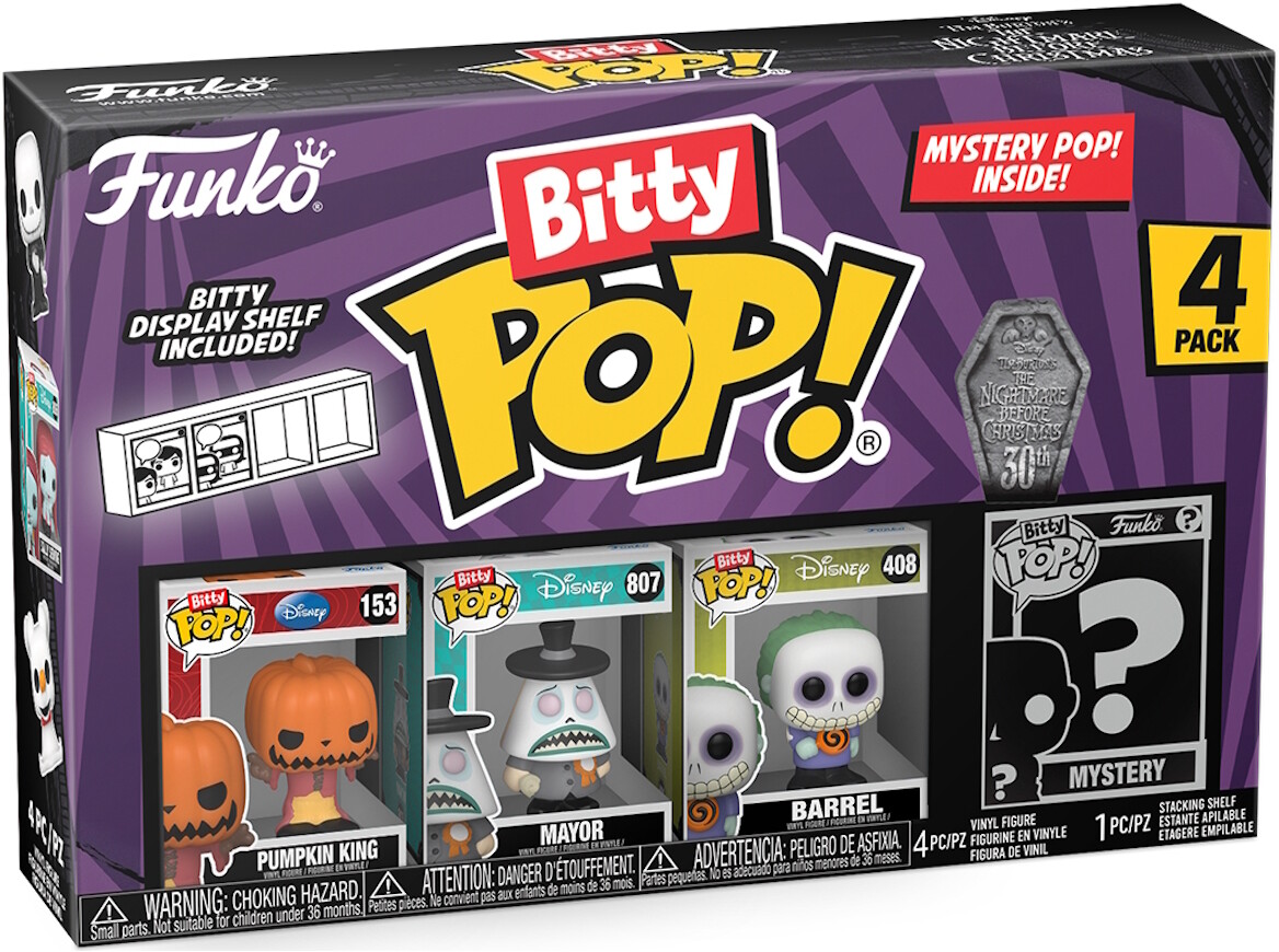 Tnbc - Pumpkin King Mayor Barrel - Bitty Pop Funko