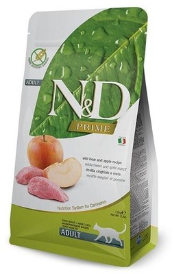 Farmina N&D Prime Katzentrockenfutter mit Punsch und Apfel 5Kg