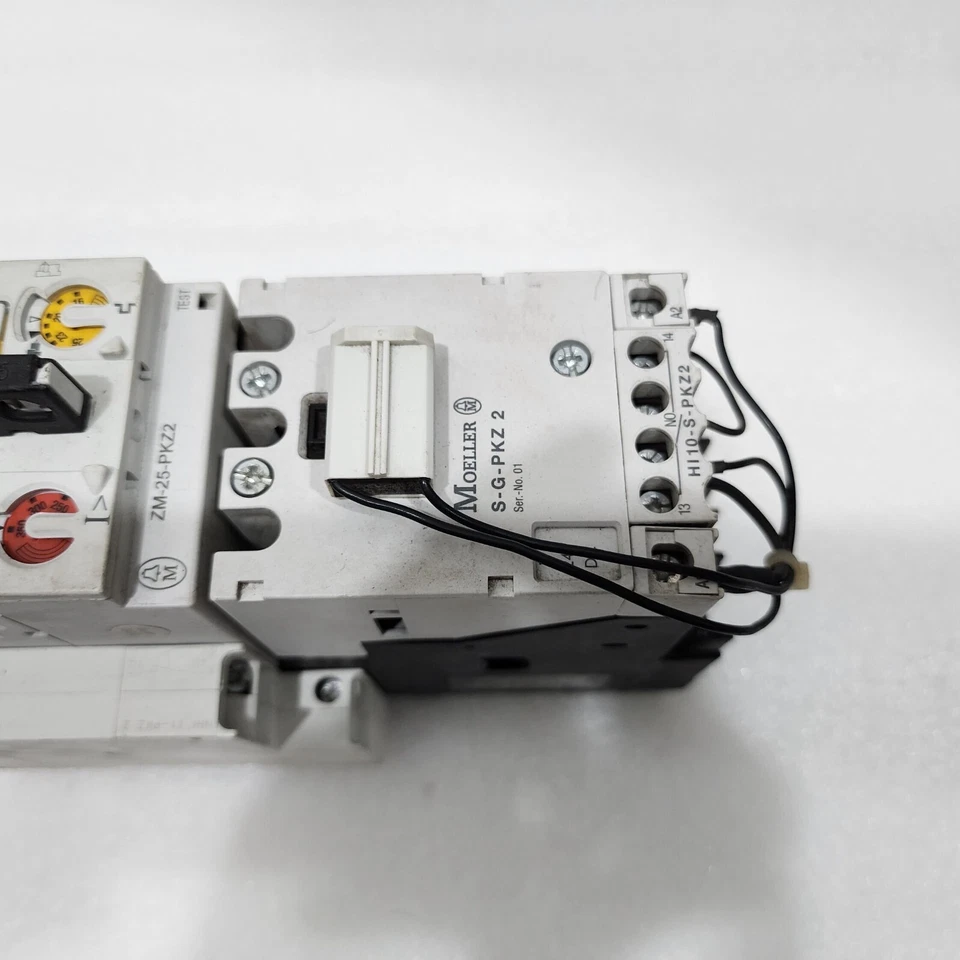 MOELLER ZM-25-PKZ2 MANUAL MOTOR PROTECTOR S-G-PKZ 2 HIGH CAPACITY CONTACT MODULE - Image 4 of 4