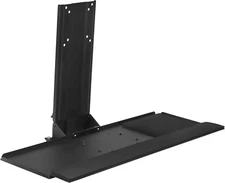 Monitor and Keyboard Wall Mount, Height Adjustable Standing VESA Keyboard Tray,