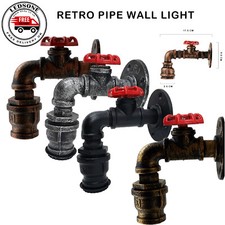 Vintage Rustic Wall Light Industrial Unique Tap Wall Lights Waterpipe Wall Lamps