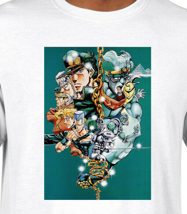 JOJOです。 JoJo's Bizarre Adventure T-Shirt Anime Manga Graphic Tee Retro