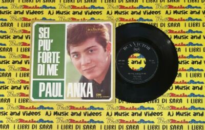 LP 45 7'' PAUL ANKA Sei piu'forte di me Io ho in mente te italy RCA no cd mc dvd*