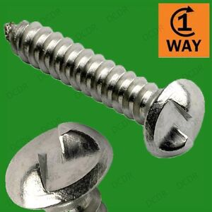 20x One Way Security Clutch Screws Vandal Proof In But Not Out No.8 2 inch 50mm