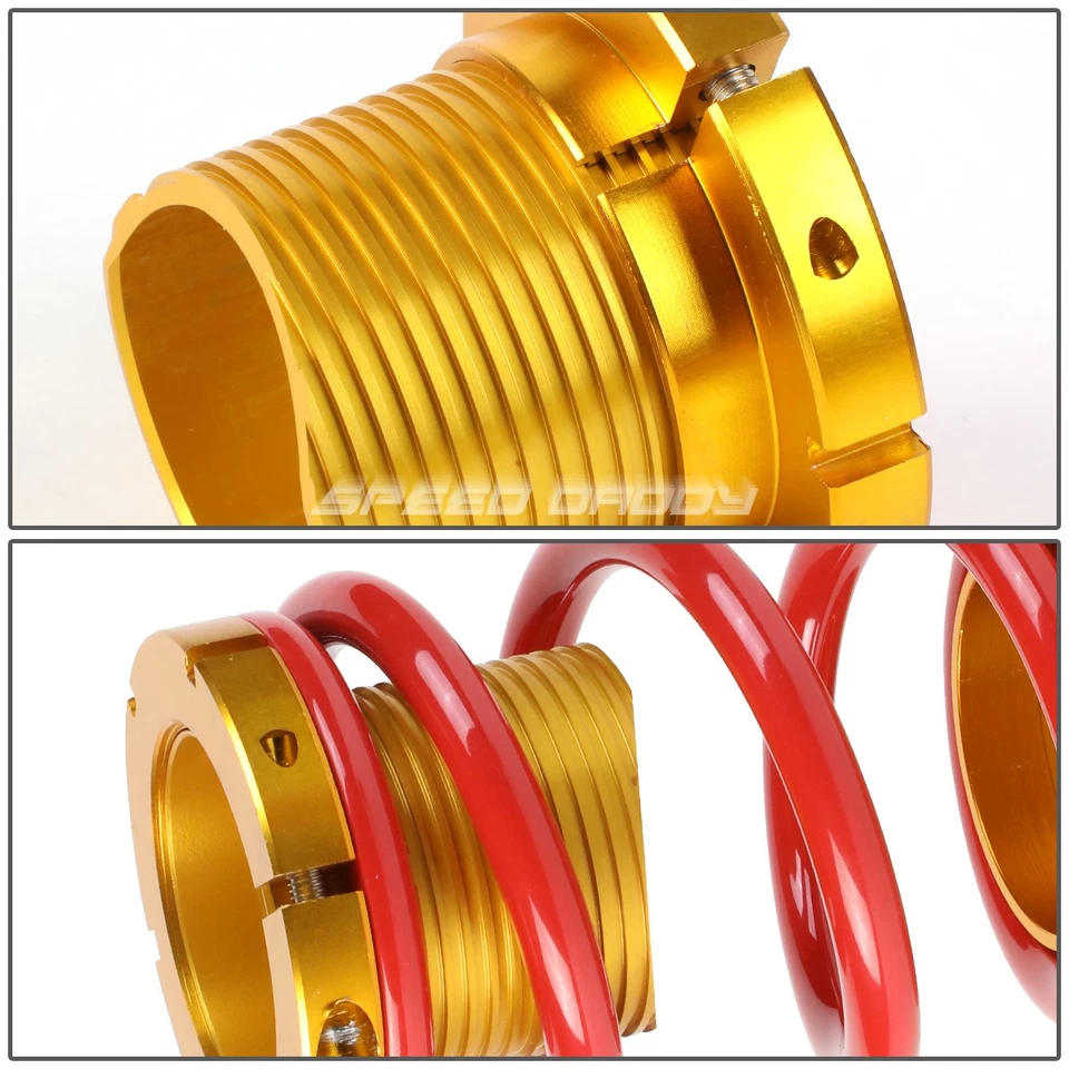 ДЛЯ 06-11 HONDA CIVIC 1-4 «РЕГУЛИРУЕМЫЙ КРАСНЫЙ ПРУЖИННЫЙ КОЙЛОВЕР ПОДВЕСКИ ЗАНИЖЕНИЯ - Изображение 3 из 4