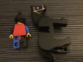 Lego Dragon Master With Black Horse (cas219) Minifigures Fantasy Era/Castle 6076