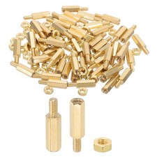 Viti esagonali in ottone M3X12mm+6mm, 100Pcs maschio-femmina per Standoff