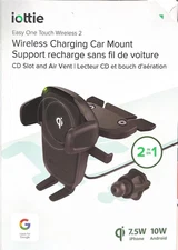 iOttie Wireless Charging Car Mount for Apple and Android, Refurbished- Fast Ship