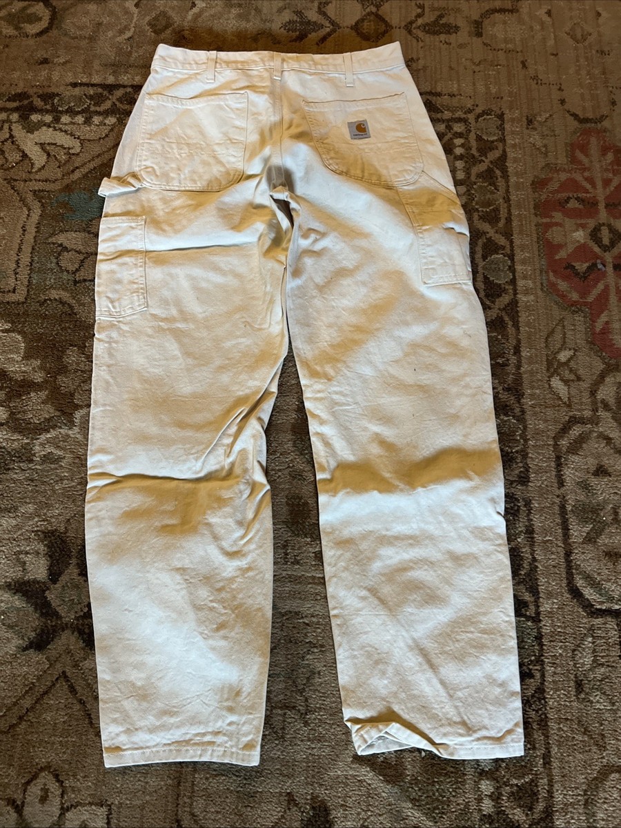 carhartt painter pants made in usa 33×30 Carhartt Men's B04 Carpenter Utility Painter Pants 33”W x 30”I | eBay