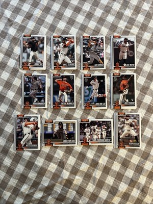 2026 TOPPS SERIES 2  SAN FRANCISCO GIANTS  TEAM SET  12 CARDS Bryce Eldridge RC+