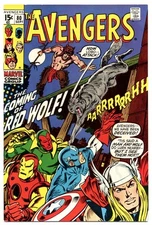 AVENGERS #80 NM, 1st Red Wolf, Stan Lee/J.Buscema, Marvel Comics 1970 BRONZE 300