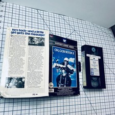 Oh, God! Book II VHS 1982 Comedy Family George Burns Warner Home Video USED