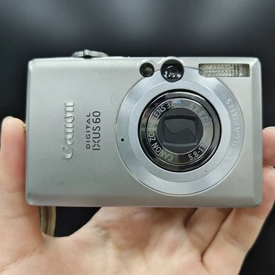 Canon IXUS 60 CCD Digital Camera 6.0MP 3X Optical Zoom - Silver | eBay