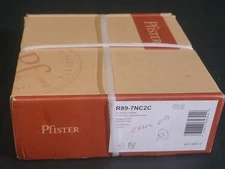 Pfister Arterra Chrome Tub/Shower Head & Valve Handle w/Backplate R89-7NC2C