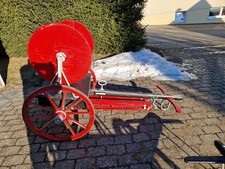 Sehr alter Feuerwehr - Handwagen Spritzenwagen Schlauchwagen FFW