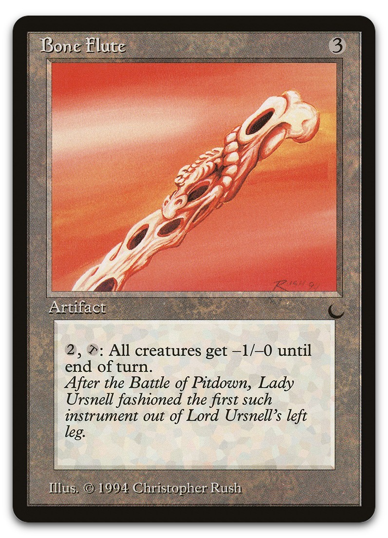 Bone Flute (NM) The Dark DRK Magic MTG