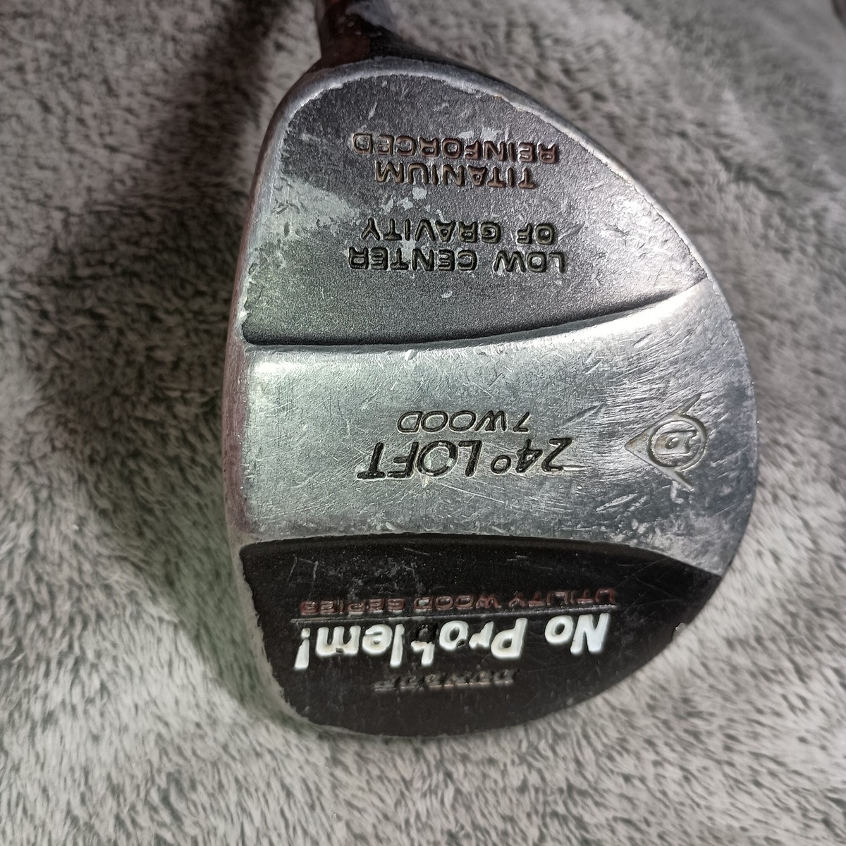 Rare Dunlop No Problem! Utility 24° 7-Wood 7W Magnitude Graphite