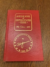 1982 GUIDE BOOK OF UNITED STATES COINS  35th  EDITION "REDBOOK" BY R. S. YEOMAN