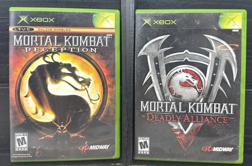 Xbox Original Mortal Kombat Deception And Mortal Kombat Deadly Alliance