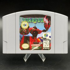 Star Fox 64 Nintendo 64 N64 Player's Choice Cartridge Tested Works