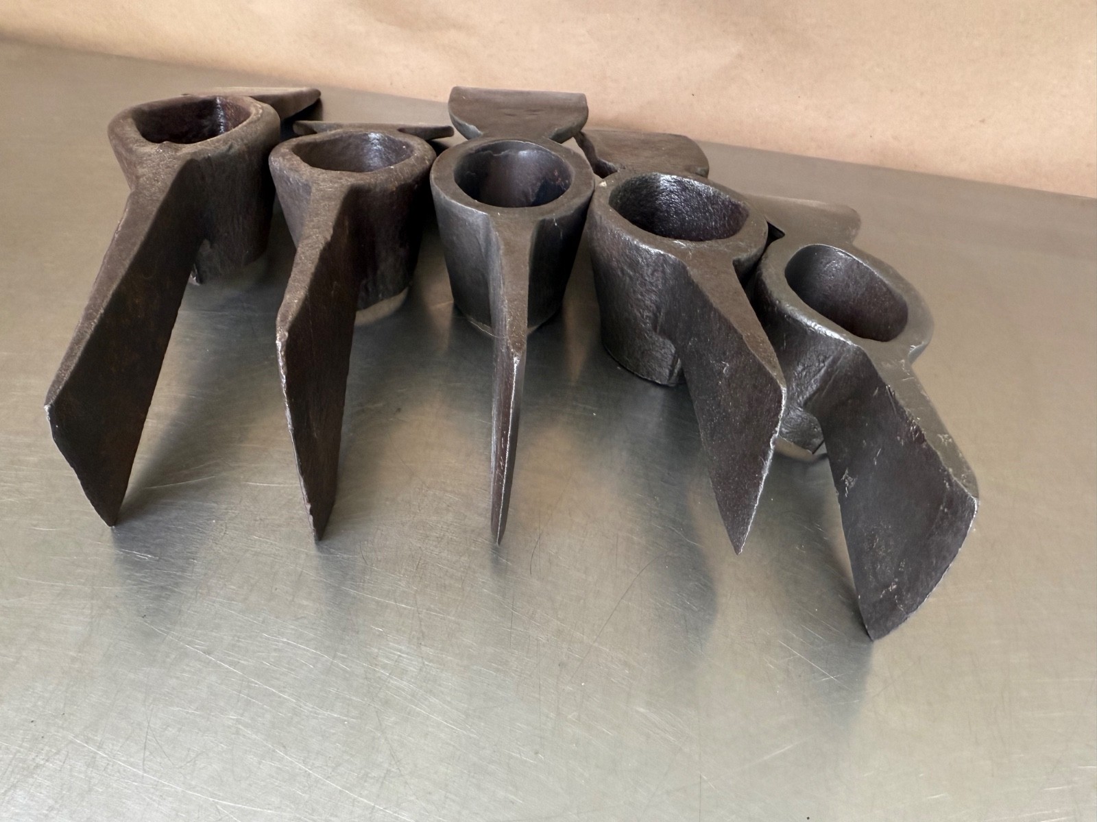 Lot of 5 Assorted Vtg. Grub Hoe  Farm Digging Garden Lawn Tool All Clean 21 lbs.