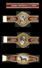 SPECIAL Set of  Cuban Cigar Bands of Royal English House. Havana Collectibles