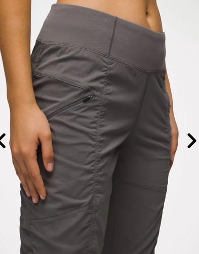 NWT Prana Koen Pant Women's Size Small Gray Pull On Hiking Pockets - Picture 5 of 10