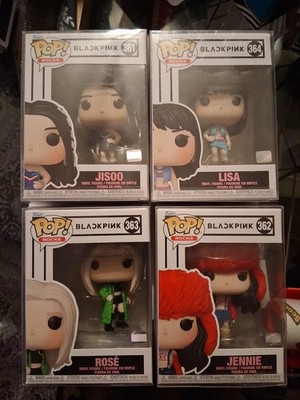 BLACKPINK Shut Down Full Collection Funko Pop Rocks #361, 362, 363, 364