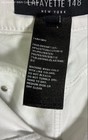 Lafayette 148 New York Women's White Raw Hem Cropped Ankle Jeans Size 12 — photo 5