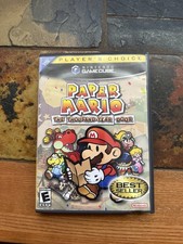 Paper Mario: The Thousand-Year Door Nintendo GameCube 2004, Tested Working